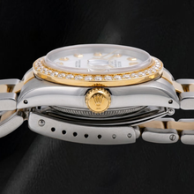 Rolex Datejust 68273 31mm White Diamond Dial Two Tone Watch
