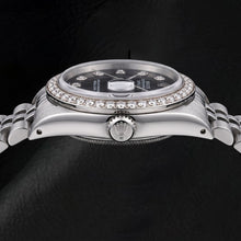 Rolex Datejust 68274 31mm Black Diamond Dial Stainless Steel Watch