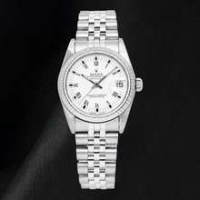 Rolex Datejust 68274 31mm White Roman Dial Stainless Steel Jubilee Bracelet Watch