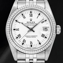 Rolex Datejust 68274 31mm White Roman Dial Stainless Steel Jubilee Bracelet Watch