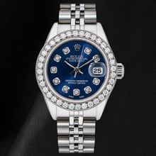 Rolex Datejust 69160 26mm Blue Diamond Dial Stainless Steel Watch