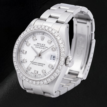 Rolex Datejust 69160 26mm White Mother of Pearl Diamond Dial Stainless Steel Watch