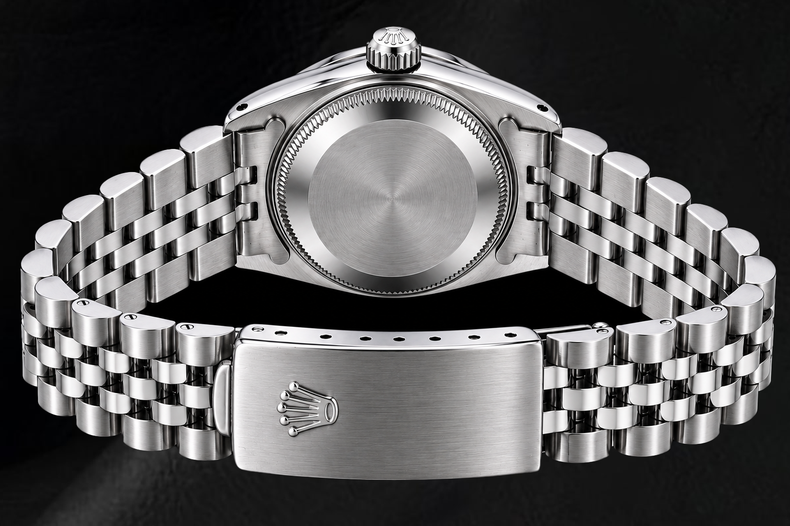 Rolex Datejust 6916 26mm Black String Diamond Dial Stainless Steel Watch