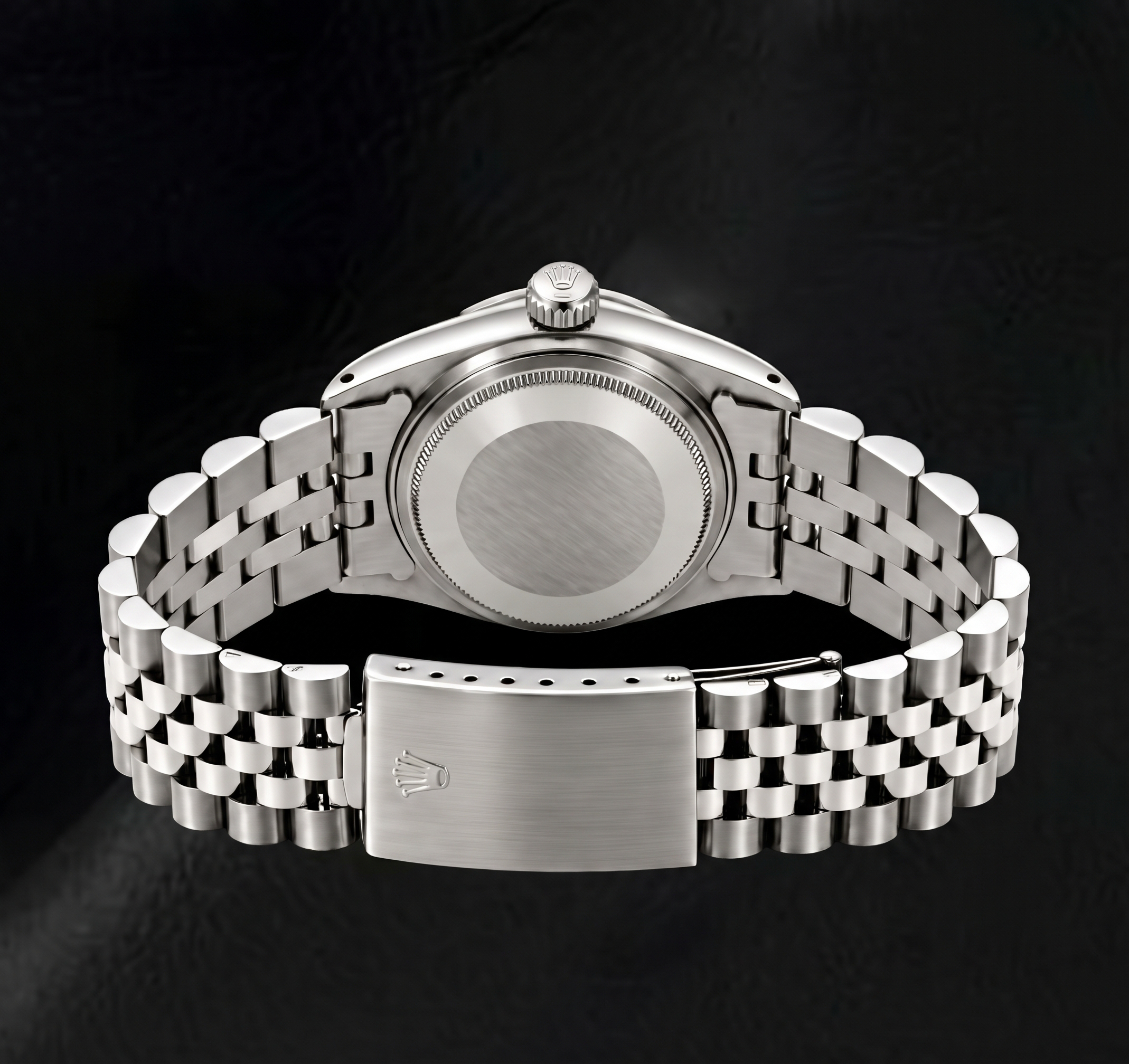 Rolex Datejust 6916 26mm Black String Diamond Dial Stainless Steel Watch