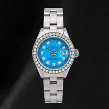 Rolex Datejust 6916 26mm Blue Diamond Dial Oyster Bracelet Stainless Steel Watch