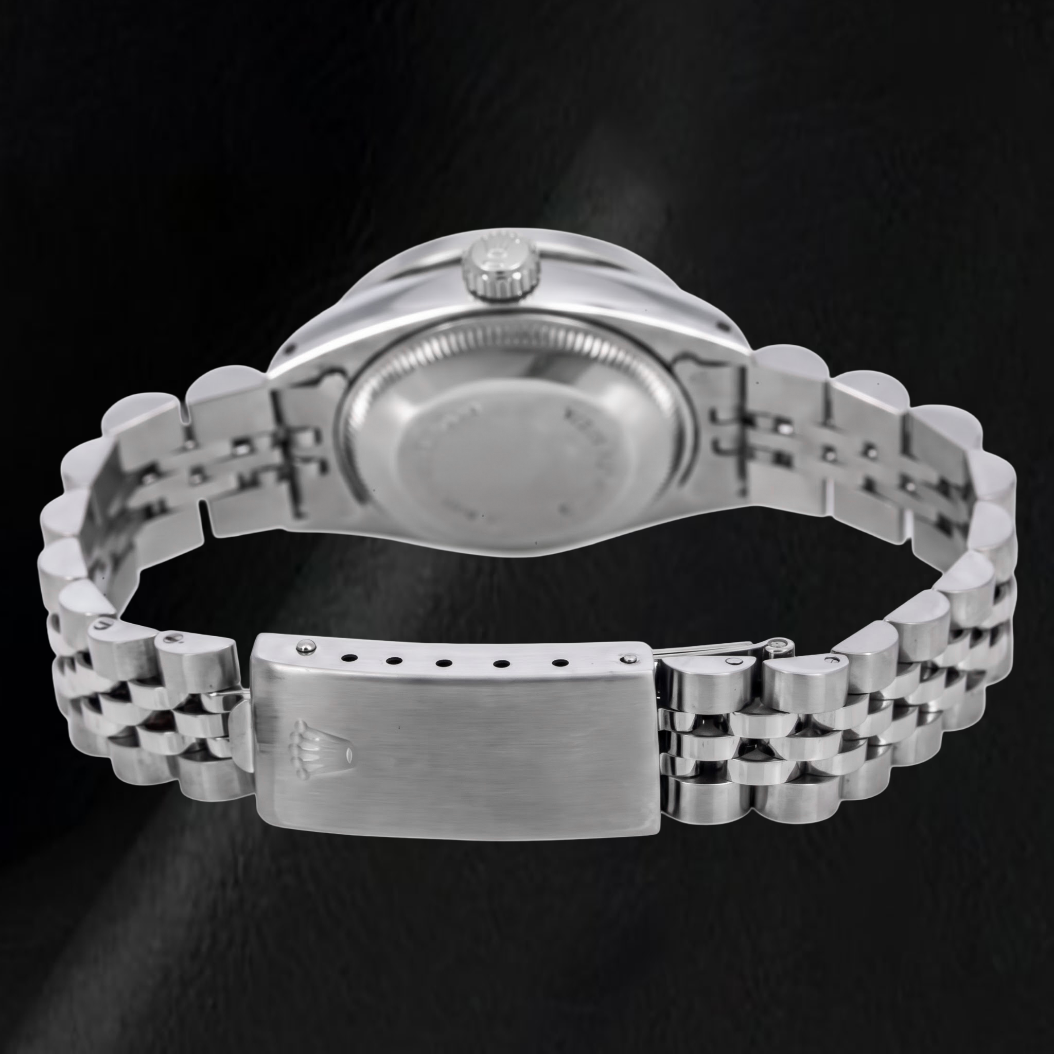 Rolex Datejust 6916 26mm Blue Mother of Pearl Diamond Dial Stainless Steel Jubilee Bracelet Watch