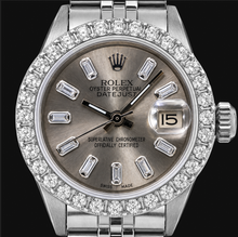 Rolex Datejust 6916 26mm Gray Diamond Dial Stainless Steel Watch