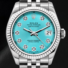Rolex Datejust 6916 26mm Ice Blue Diamond Dial Stainless Steel Watch