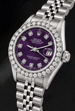 Rolex Datejust 6916 26mm Purple Diamond Dial Stainless Steel Watch
