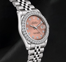 Rolex Datejust 6916 26mm Salmon Diamond Dial Stainless Steel Watch