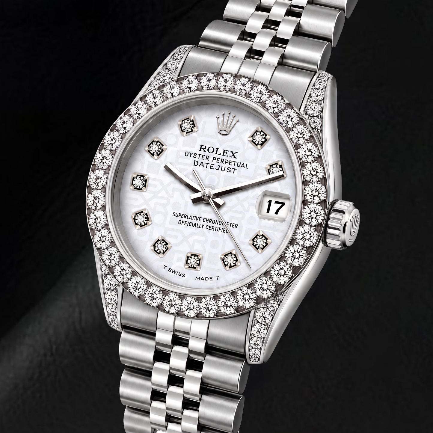 Rolex Datejust 6916 26mm Silver Jubilee Diamond Dial Stainless Steel Watch