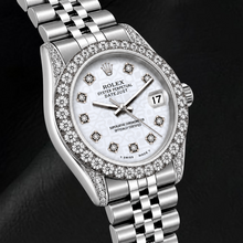 Rolex Datejust 6916 26mm Silver Jubilee Diamond Dial Stainless Steel Watch