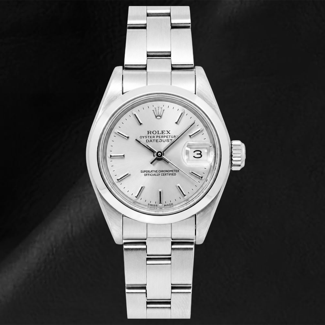 Rolex Datejust 6916 26mm Silver Stick Dial Stainless Steel Oyster Bracelet Watch