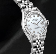 Rolex Datejust 6916 26mm White Mother of Pearl Diamond Stainless Steel Watch