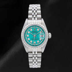 Rolex Datejust 6916 String Diamond Dial 26mm Stainless Steel Watch