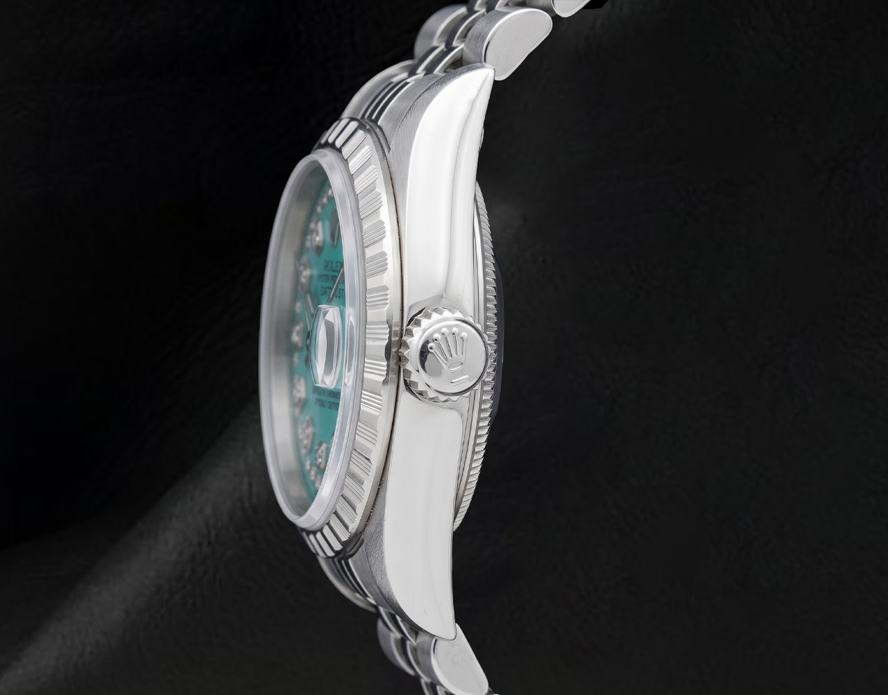 Rolex Datejust 6916 String Diamond Dial 26mm Stainless Steel Watch