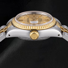 Rolex Datejust 69173 26mm Champagne Stick Dial Two Tone Watch