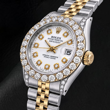 Rolex Datejust 69173 26mm White Diamond Dial Two Tone Watch