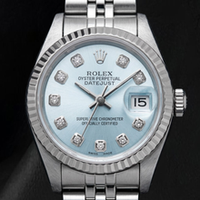 Rolex Datejust 69174 26mm Blue Diamond Dial Stainless Steel Watch