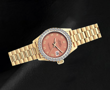 Rolex Datejust 69178 26mm Orange Roman Dial 18K Yellow Gold Watch