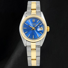 Rolex Datejust 6917 26mm Blue Stick Dial Two Tone Watch