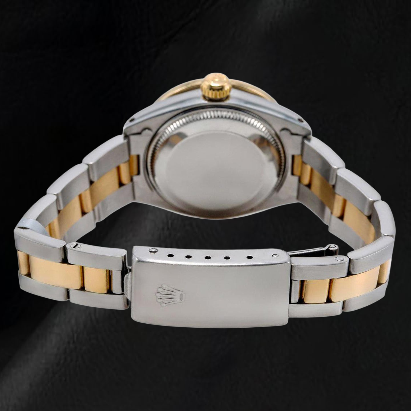 Rolex Datejust 6917 26mm Champagne Diamond Dial Two Tone Oyster Bracelet Watch