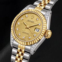Rolex Datejust 6917 26mm Champagne Jubilee Diamond Dial Two Tone Watch