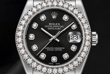 Rolex Datejust 78240 31mm Black Diamond Dial Stainless Steel Watch
