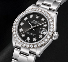Rolex Datejust 78240 31mm Black Diamond Dial Stainless Steel Watch