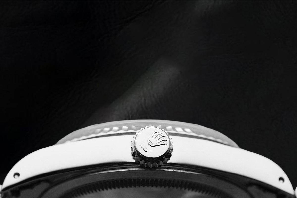 Rolex Datejust Black Diamond Dial Watch Stainless Steel Oyster Bracelet