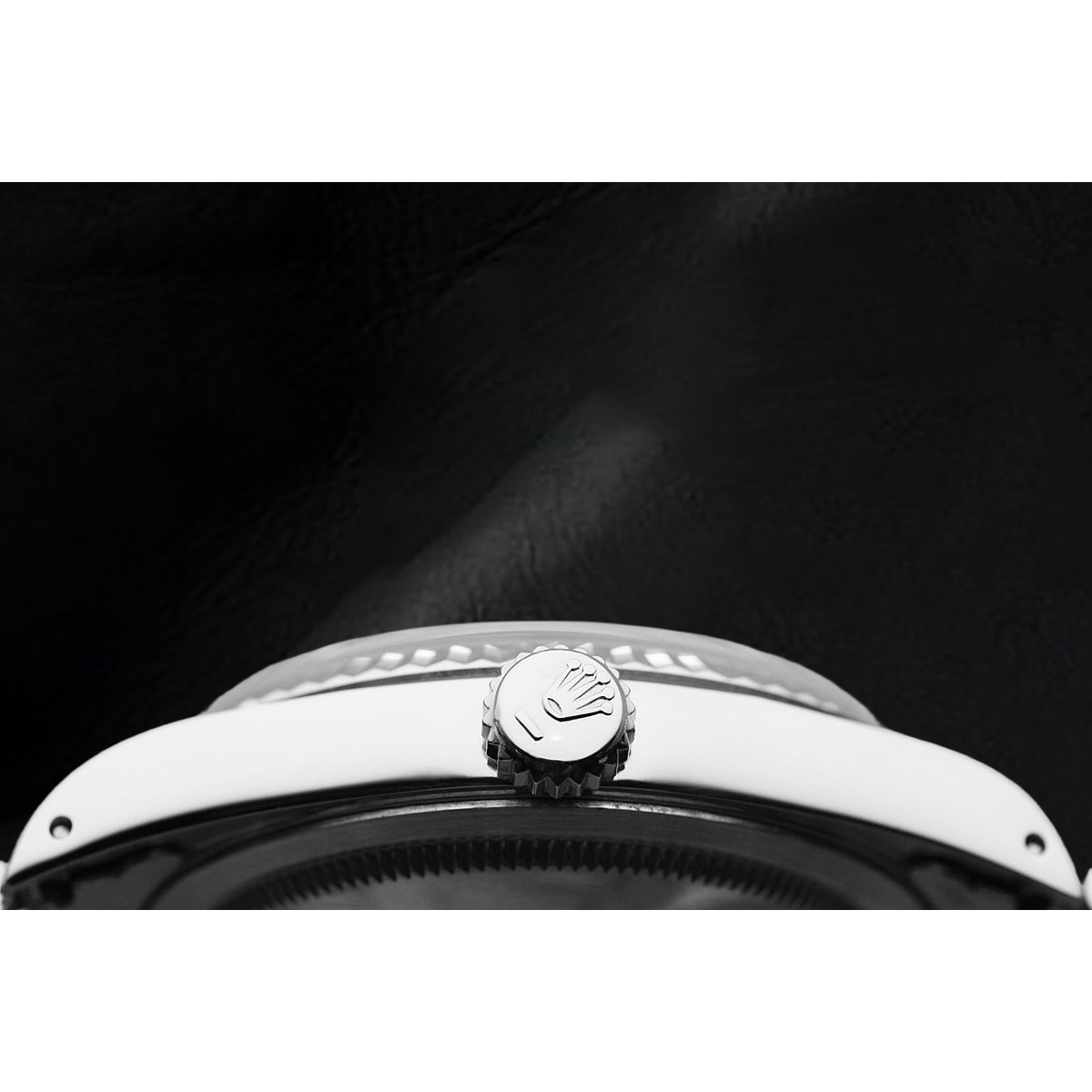 Rolex Datejust Black Diamond Dial Watch Stainless Steel Oyster Bracelet
