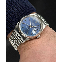 Rolex Datejust Blue Stick Dial 36 mm Stainless Steel Watch