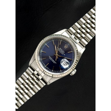Rolex Datejust Blue Stick Dial 36 mm Stainless Steel Watch