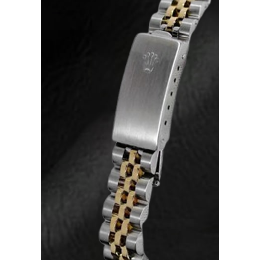 Rolex Datejust Gray Diamond Dial 26 mm Two Tone Ladies Watch