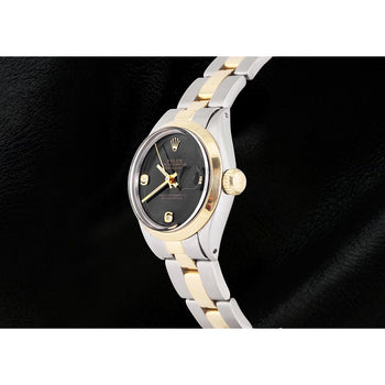 Rolex Datejust Ladies Watch Arabic Diamond Dial Two Tone Oyster1