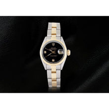 Rolex Datejust Ladies Watch Arabic Diamond Dial Two Tone Oyster