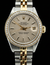 Rolex Datejust Ladies Watch Ss & Yellow Bracelet Champange Stick