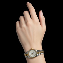 Rolex Datejust Lady White Stick Dial Watch Ss & Yellow Gold P2