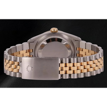 Rolex Datejust Men Watch Pearlized Mop Diamond Dial Two Tone QUICK SET