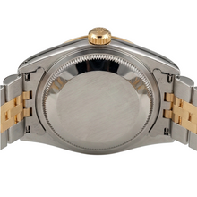 Rolex Datejust Midsize 31 mm Grey Mother of Pearl Natural Earth Mined Diamond Dial Bezel Jubilee Bracelet Watch Ss & Gold