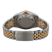 Rolex Datejust Midsize 31 mm Grey Mother of Pearl Natural Earth Mined Diamond Dial Bezel Jubilee Bracelet Watch Ss & Gold