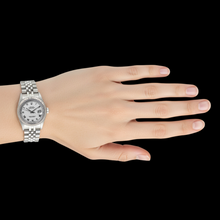 Rolex Datejust Midsize Watch White Roman Dial Stainless Steel P5