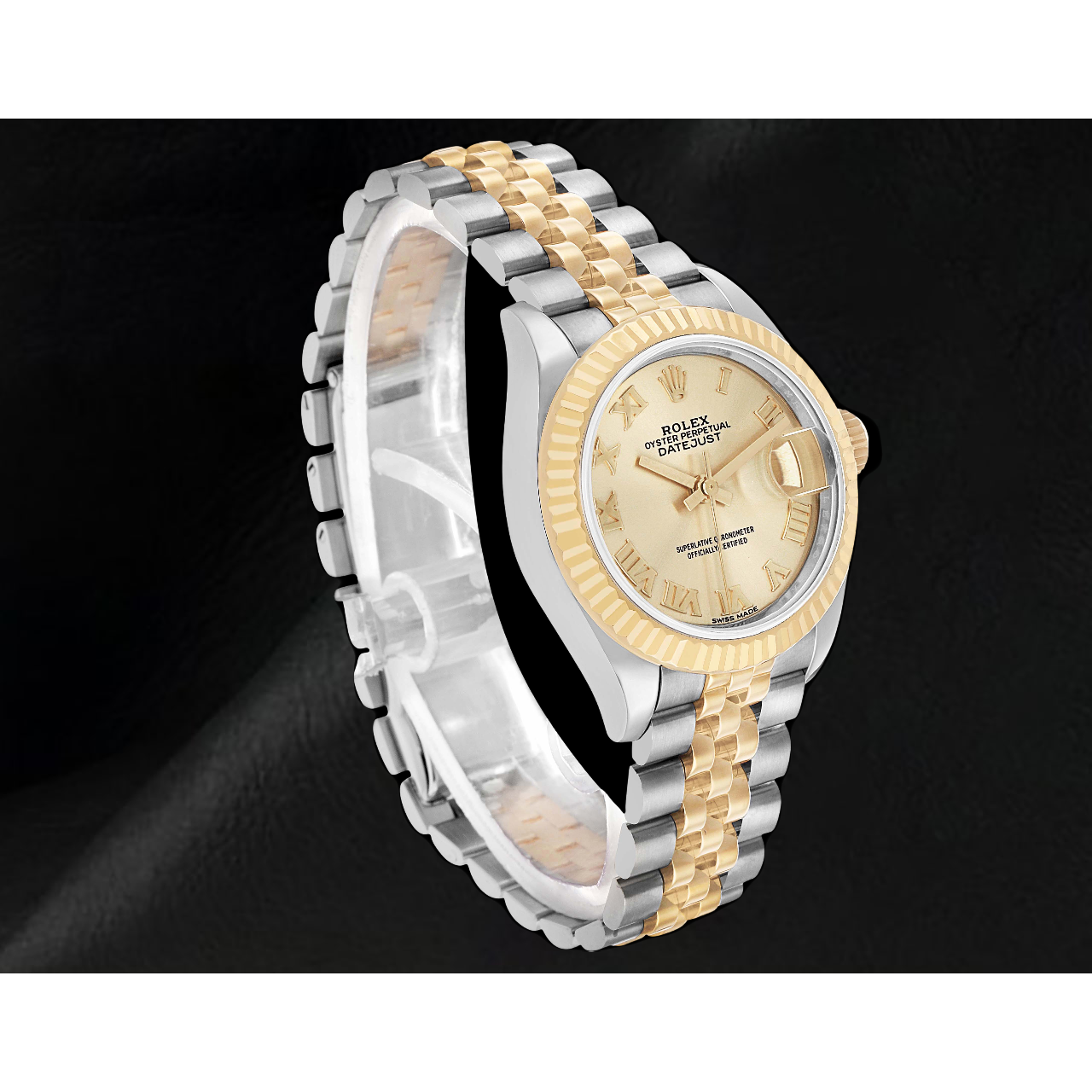Rolex Datejust Roman Dial 28 mm Ladies Two Tone 279173 Watch