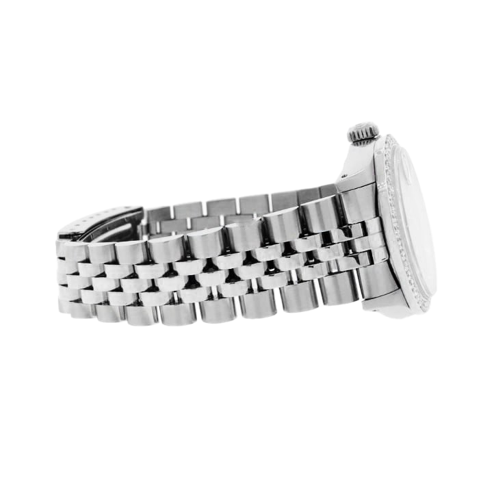 Rolex Datejust Salmon Diamond Dial Bezel 31mm Stainless Steel Watch