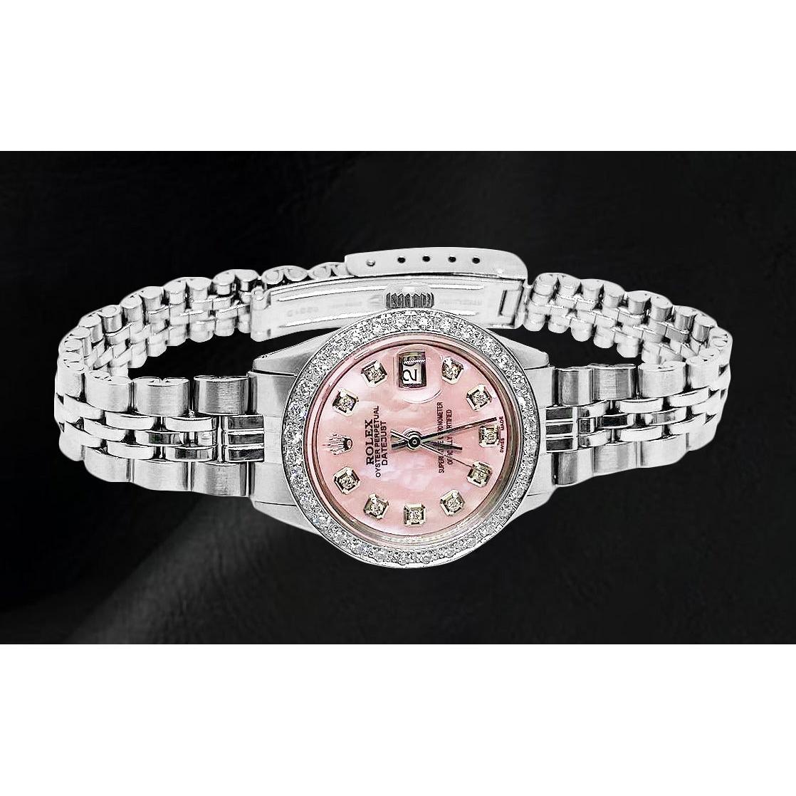Jubilee Bracelet Pink Mop Diamond