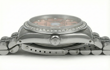 Rolex Datejust Ss Watch Pink Dial  Fg Midsize Rolex Pink Dial Stainless