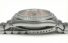 Rolex Datejust Ss Watch Pink Dial  Fg Midsize Rolex Pink Dial Stainless