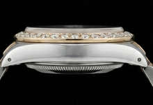 Rolex Datejust Tapestry Natural Earth Mined Diamond Dial Bezel Ladies Watch Ss & Gold