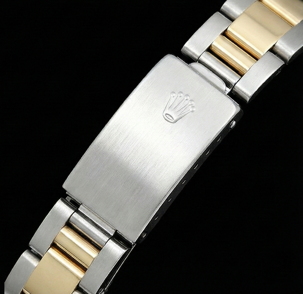 Rolex Datejust Two Tone Ladies Watch Diamond Bezel