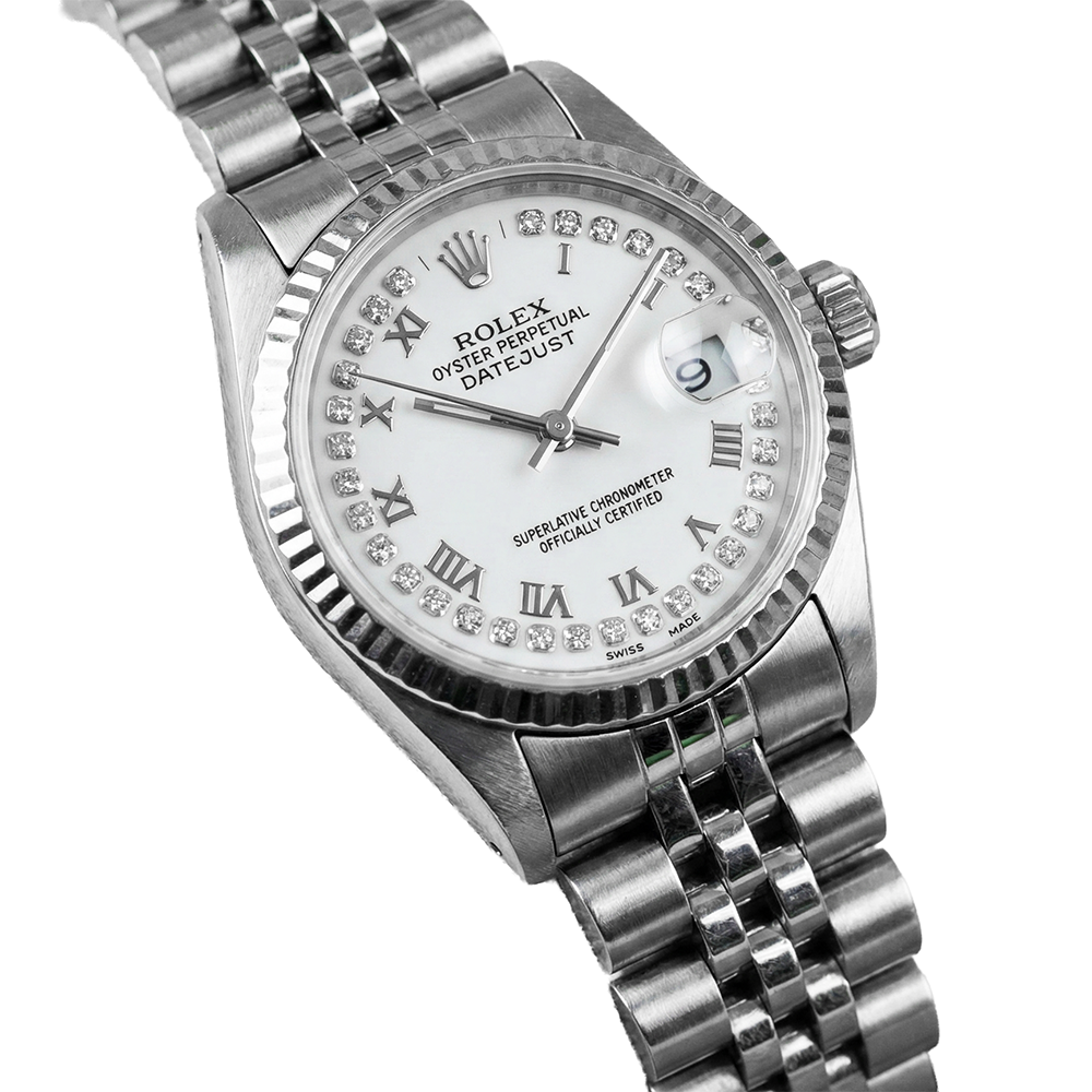 Rolex Datejust Watch Diamond Dial Jubilee Bracelet Stainless Steel